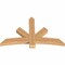 Ekena Millwork Alberta Smooth Timber Gable Bracket, Western Red Cedar, 60"W x 38"H x 3 1/2"D x 5 1/2"F, 15/12 Pitch GBW060X38X0406ALB00SWR - alternate 2
